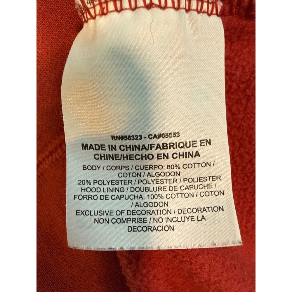 Nike SB Mens Red Colorblock Striped Pullover Hoodie Sweatshirt Large AJ9732-687 - Picture 5 of 6